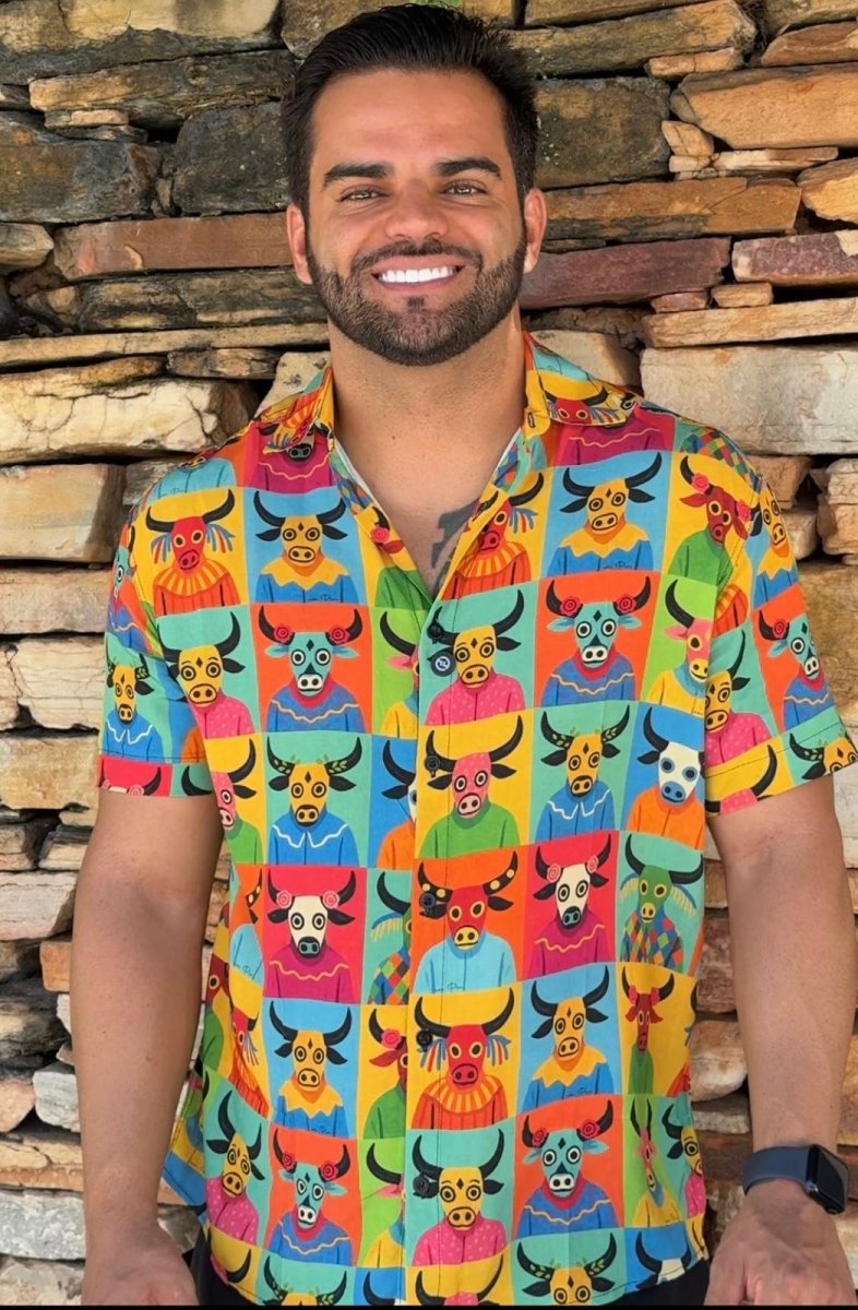 Camisa Mascarados viscose