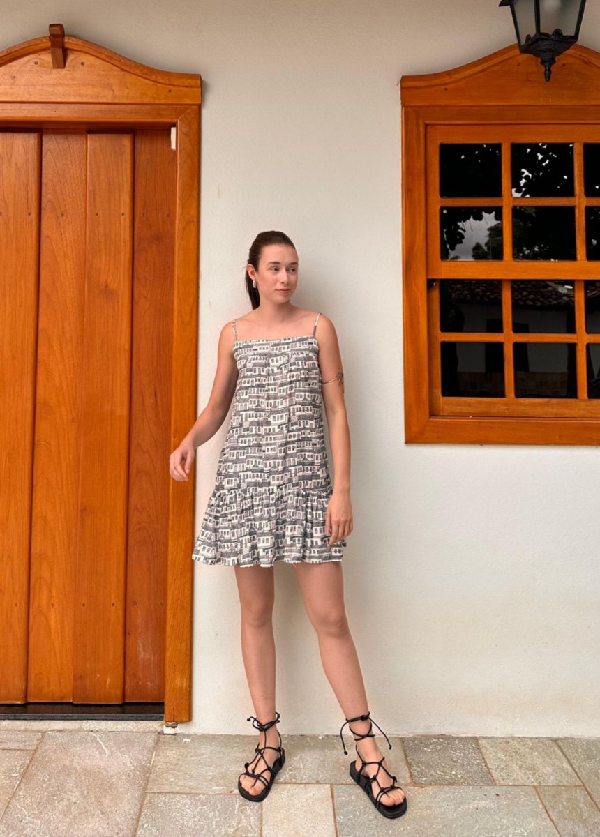 Vestido Casarões curto