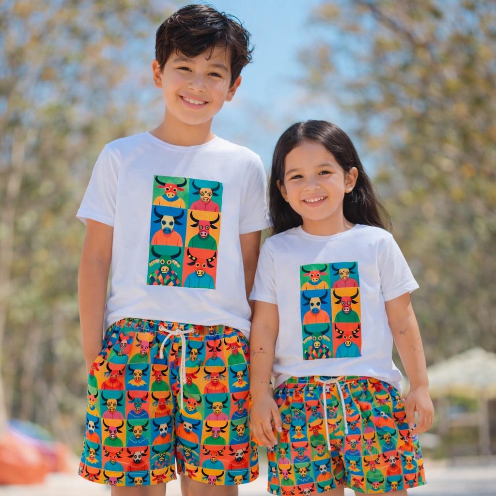 Conjunto Mascarados infantil
